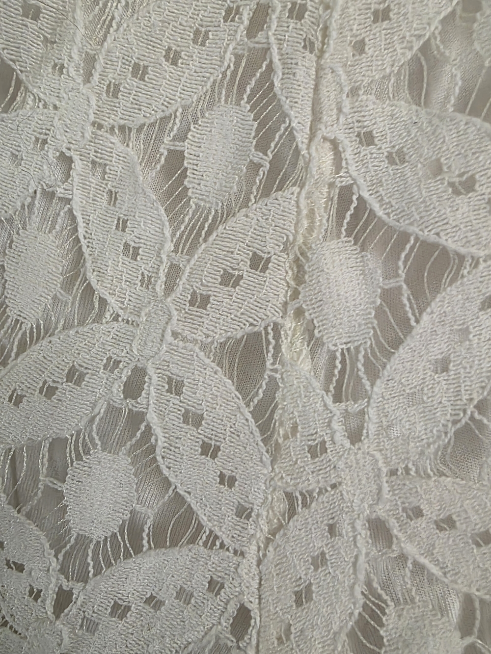 Ashley Stewart White Crochet Wide-Leg Pants - Picture 6 of 6